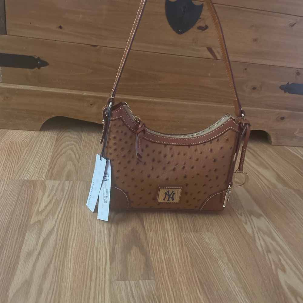 Dooney & Bourke Brown Textured Shoulder Bag